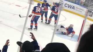 Ilya Sorokin Save Of The Year - In-Arena Goalline angle March 21 2023 Maple Leafs at Islanders