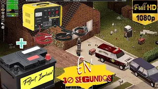 PROJECT ZOMBOID COMO CARGAR BATERIA DE COCHE | COMO USAR CARGADOR DE BATERIA