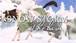 Caught in a Snowstorm with the Horses II Star Stable Realistic Roleplay
