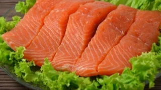 How to salt salmon. How to salt red fish at home. Lightly salted salmon.