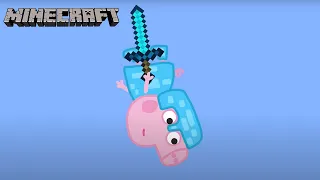 Свинка Пеппа играет в Mineсraft 2 часть | Кром