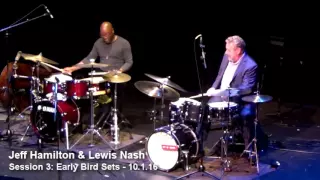 Oregon Coast Jazz Party 2016 - Session 3m - Jeff Hamilton & Lewis Nash