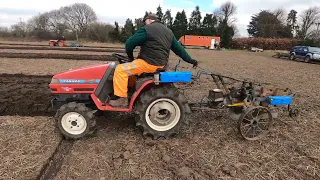 Yanmar Ke 140 0.7 Litre 3-Cyl Diesel Tractor (14 HP) with Ransomes Plough