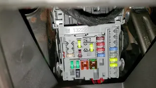 2012 Chevy Cruze Cigarette Lighter Fuse Power Outlet Fuse location