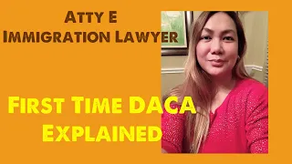 Mga requirements for DACA first time applicants.