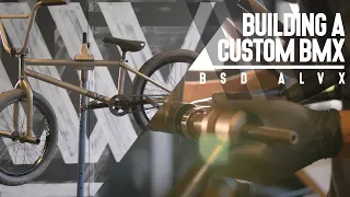 BUILDING A CUSTOM BMX BIKE 4K - BSD ALVX Custom Build