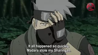 Madara Takes Kakashi's Eye