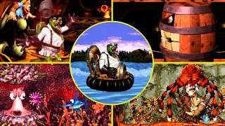 Donkey Kong Country 3: Dixie Kong's Double Trouble - All Bosses (No Damage) (SNES)