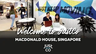 Virtual Tour of JustCo at MacDonald House, Singapore