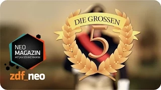 “Die großen 5” mit Olli Schulz und Jan Böhmermann - NEO MAGAZIN - ZDFneo