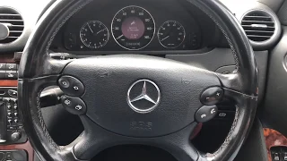 Mercedes CLK Service Light Reset