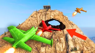 HOW TO FLY THROUGH MOUNT CHILIAD! (GTA 5 Funny Moments)