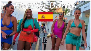 🇪🇸 Puerto Banus Spain Walk 4K City Center 🏙 4K Walking Tour ☀️ 🇪🇸 (Sunny Day)