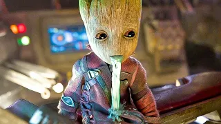 Groot Funny & Sad Death Scenes - Avengers: Infinity War 2018 HD Bluray