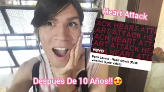 Reacción A Demi Lovato - Heart Attack (Rock Version) | Pablii