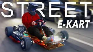 Electric GoKart on CITY STREETS!! // SurRon E-Kart POV