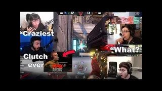 react to Ardiis most impossible clutch ever in VCT ｜ Tarik Tenz Shroud z0mbs #vctchampionmasteer