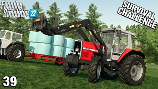 REPLACING OUR FRONT LOADER TRACTOR - Survival Challenge FS22 Calm Lands Ep 39