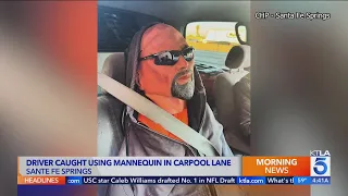 Carpool violator busted in SoCal despite 'next level' dummy