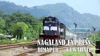 Gorgeous smoking and chugging NGC ALCo WDM3A starts NAGALAND EXPRESS from stand still