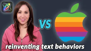 Apple Motion Text Behaviors Get a Makeover!