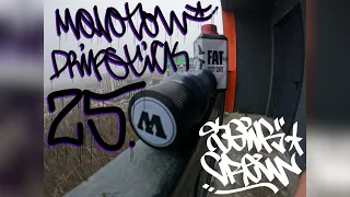 Маркер Molotow Dripstick 25mm. Обзор и теггинг, заправка FAT oozy dirt // Squeezer graffiti tagging