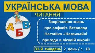 1 клас Українська мова (читання) 31-й тиждень 2-й день