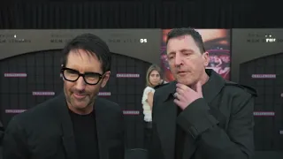 Composers Trent Reznor & Atticus Ross at Challengers red carpet premiere | ScreenSlam