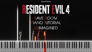 Resident Evil 4 Remake - Save Room - Reimagined - (Piano Tutorial)