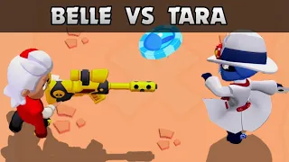 Belle Vs Tara l 1Vs1 l 14 Tests l Chromatic Brawler Vs Mythic Brawler l Brawl Stars