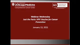 Just the Facts    HPV Vaccine for Cancer Prevention 1 13 21