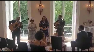 Harvest Moon - Neil Young - Cover at Wedding (watch out for the surprise from the bride halfway in!)