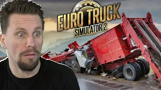 FÖRLORAR JOBBET OCH GÖR SÖNDER HELA MIN LASTBIL I EURO TRUCK SIMULATOR 2