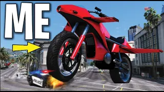 Running From Cops with Craziest Bikes on GTA 5 RP