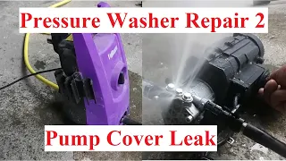 Kawasaki Fujihama Pressure Washer Repair 2 - Pump Cover Leak