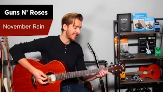 November Rain - Guns 'N' Roses Guitar Lesson Tutorial - Easy Chords