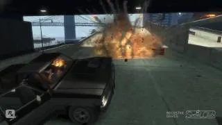 GTA 4 IV Explosion + car crash compilation