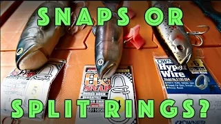What to use on Swimbaits, Glide baits, Owner split rings, or Decoy egg snaps!