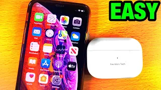 How To Connect AirPods To iPhone XR / XS Series! [EASY] [AirPods Pro/AirPods]