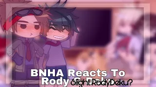 BNHA Reacts To Rody & Deku - MHA / BNHA - World Heroes Mission Spoilers? - Gacha Club