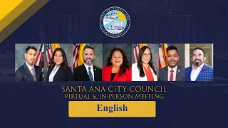Santa Ana City Council Dec. 5, 2023-English
