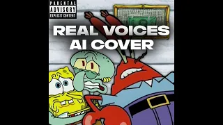 ME MILLIONTH DOLLAR but with REAL VOICES (AI Cover) - MR KRABS X SQUIDWARD X SPONGEBOB