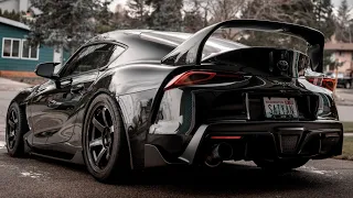 SUPRA gets SEIBON MB Style Wing! (painted & exposed carbon)