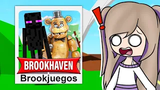 Hice Mi Propio Brookhaven de VIDEOJUEGOS en Roblox!