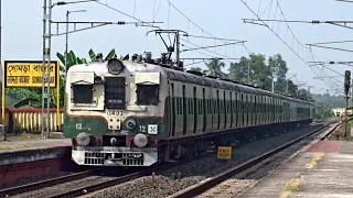 Old Beauty | Vintage 12 coach EMU train's quick acceleration | Eastern Railways