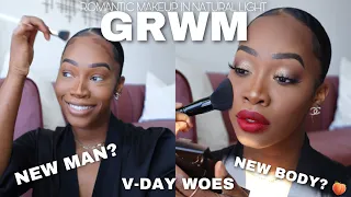 Natural Light GRWM  | Life Update - Dating, New Body, Valentine's Day Plans | Maya Galore