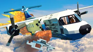 Our Plane Crashed After the Cabin EXPLODED in Stormworks Multiplayer!