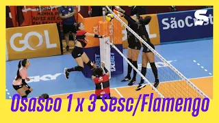 OSASCO 1 X 3 SESC-RJ/FLAMENGO | MELHORES MOMENTOS | SUPERLIGA FEMININA DE VÔLEI | sportv