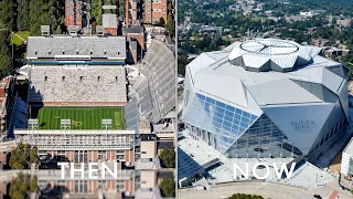 MLS Stadiums Then and Now