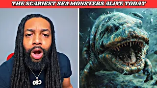 SCARIEST SEA MONSTERS ALIVE TODAY! 10 Mysterious Creatures Caught On Tape